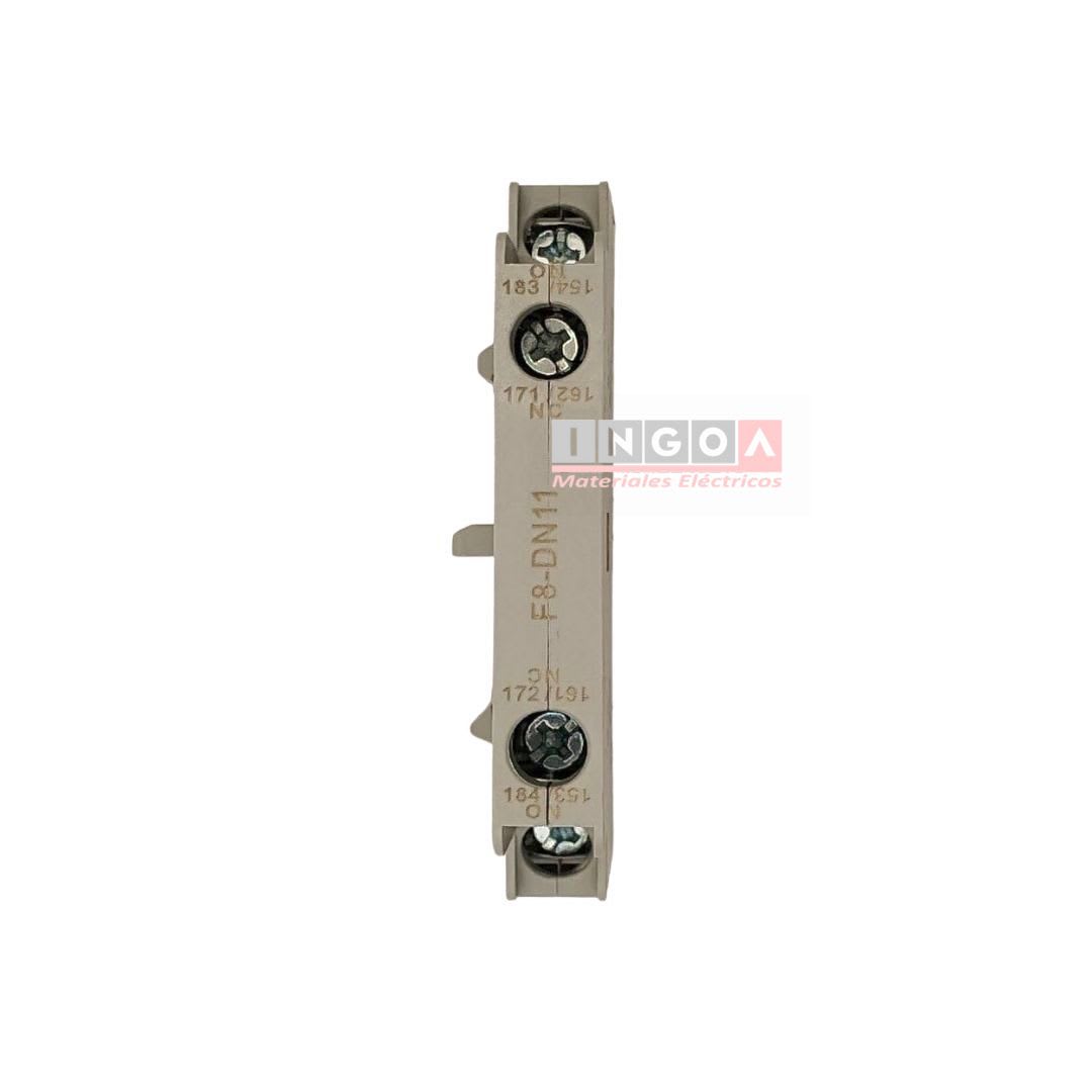 Contacto Auxiliar Lateral para Contactor 1NO+1NC (F8-DN11)2
