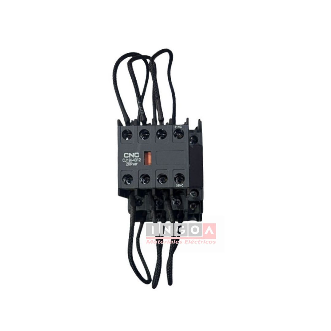Contactor CJ19i 43A 20kVAR Bobina 220V CNC4