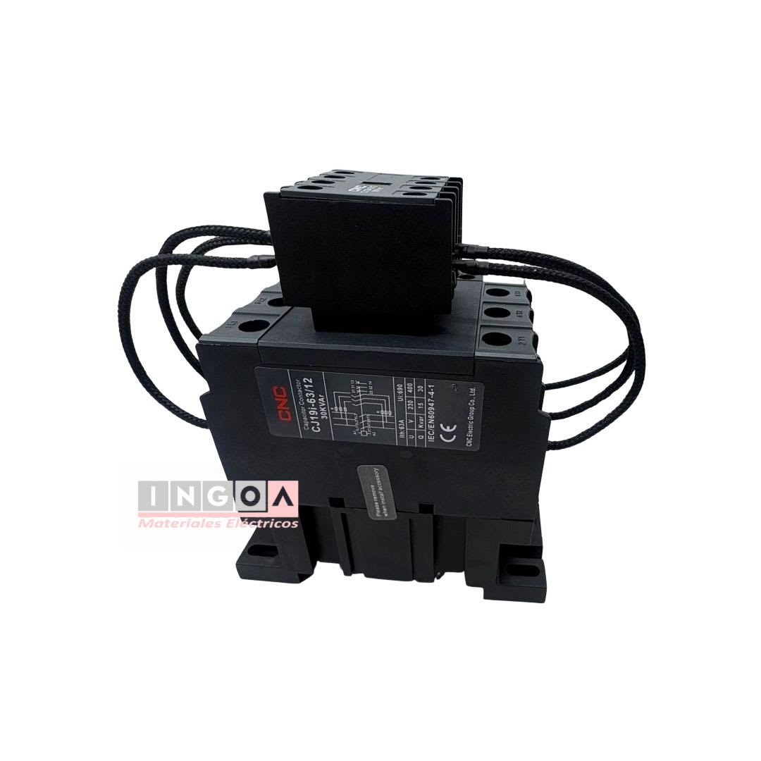 Contactor CJ19 65A 35kVAR Bobina 220V CNC4