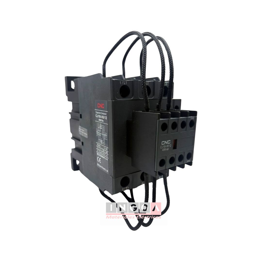 Contactor CJ19i 95A 45kVAR Bobina 220V CNC3