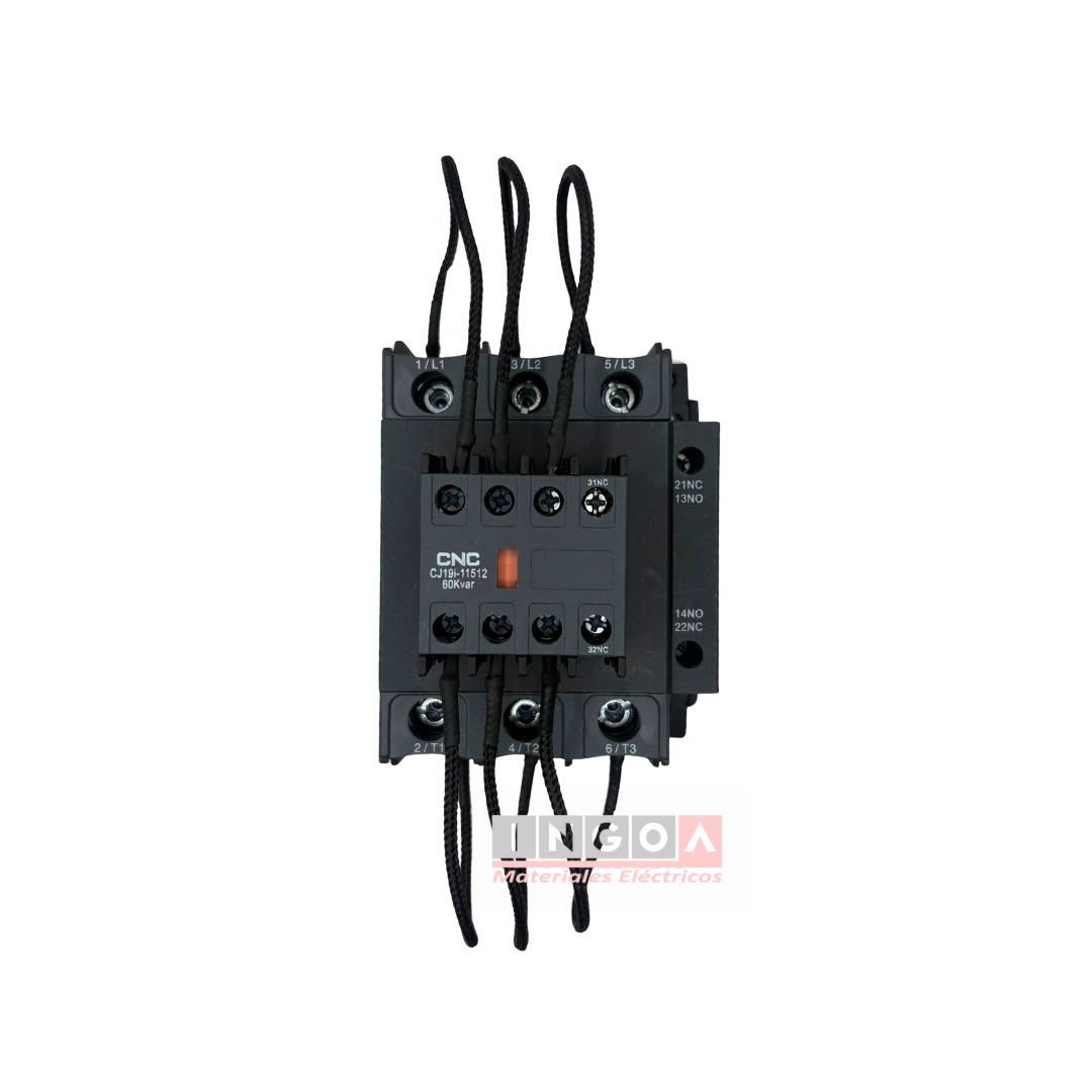 Contactor CJ19i 115A 60kVAR Bobina 220V CNC2