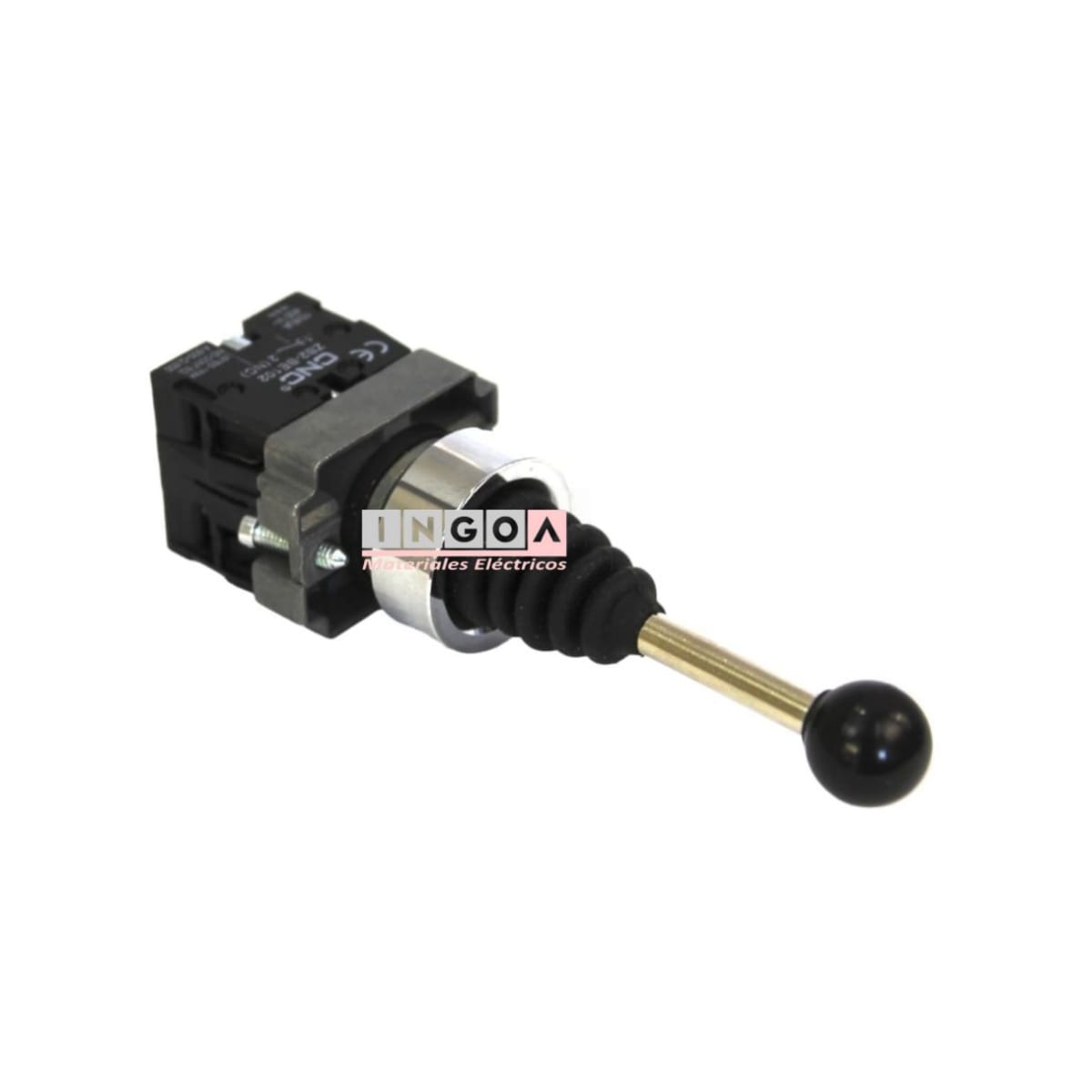 Interruptor Joystick 3 Pos. 1-0-2 220V 10A 2NC LAY5-B2-PA125