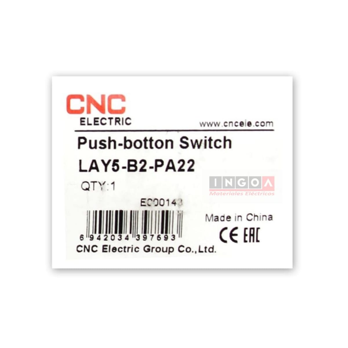 Interruptor Joystick Con Retorno 220V 10A 2NO LAY5-B2-PA226