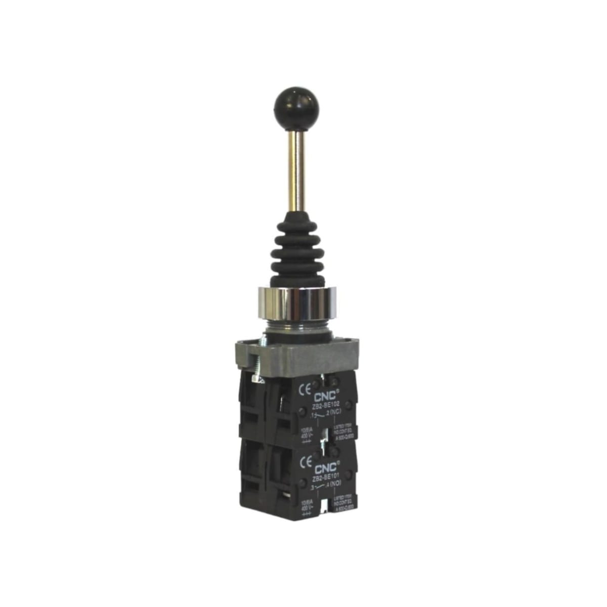 Interruptor Joystick Con Bloqueo 220V 10A 2NO 2NC LAY5-B2-PA14 0
