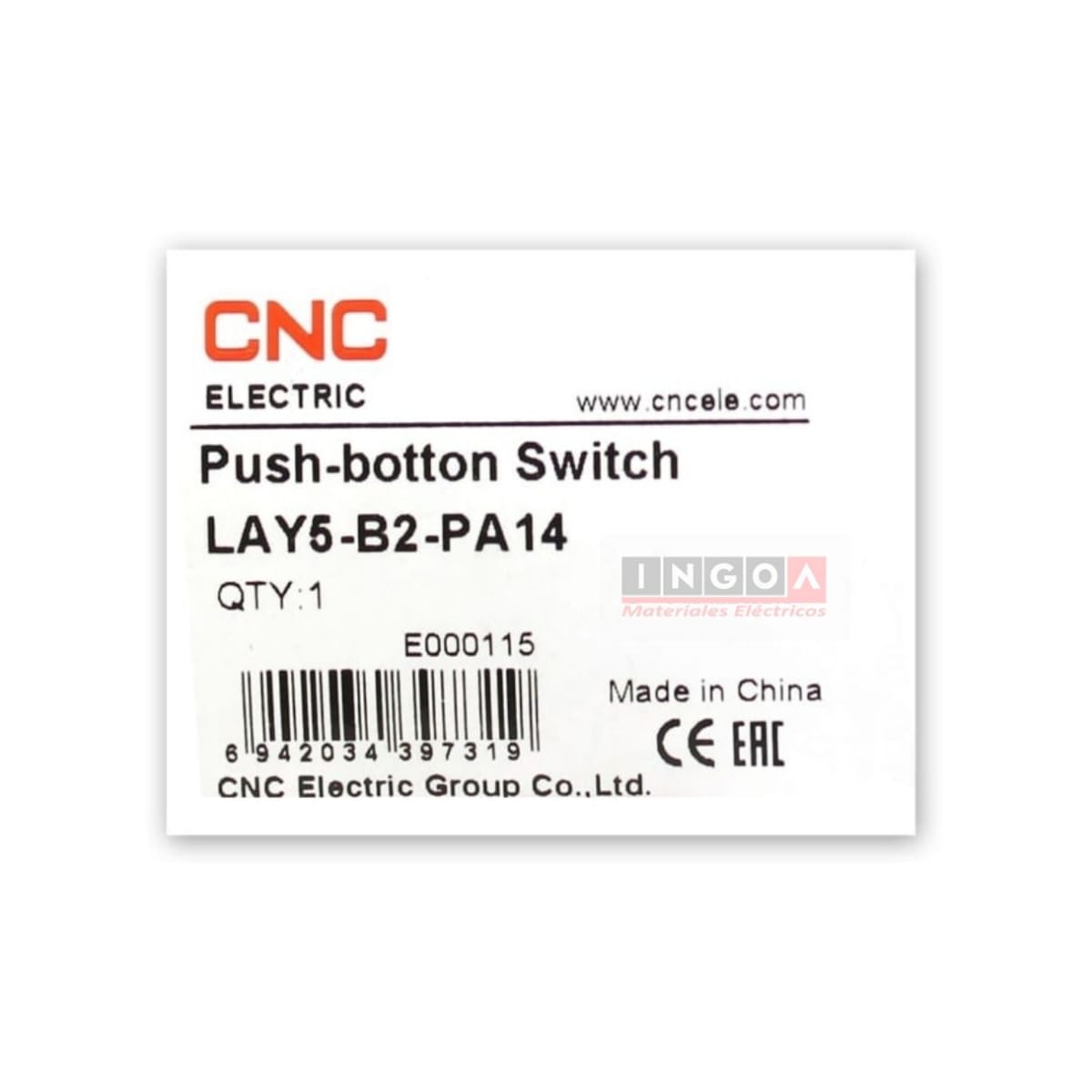 Interruptor Joystick Con Bloqueo 220V 10A 2NO 2NC LAY5-B2-PA147