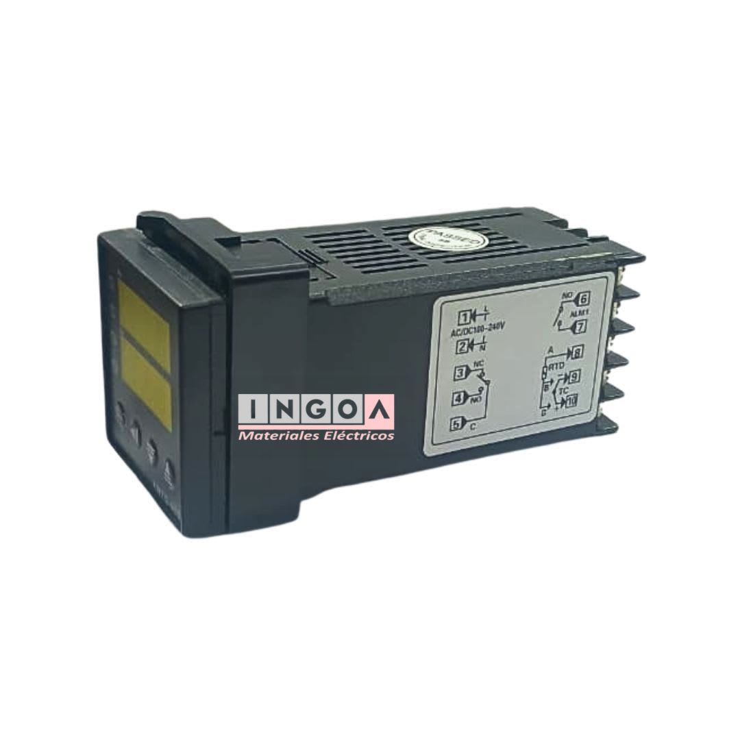 Controlador de Temperatura, 48x48, PT100, XMTG-9012 CNC5