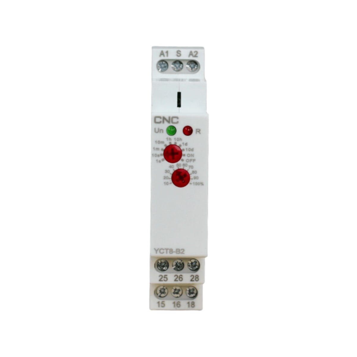 Rele Off Delay Retardo a la Desconexion YCT8-B2 (1S-10D) 16A 230Vac - CNC - Vista 2