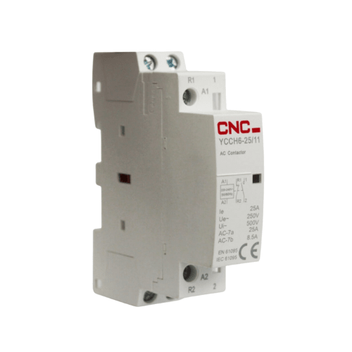 Contactor Modular 25A 1NO + 1NC Bobina 220V - CNC YCCH6 0