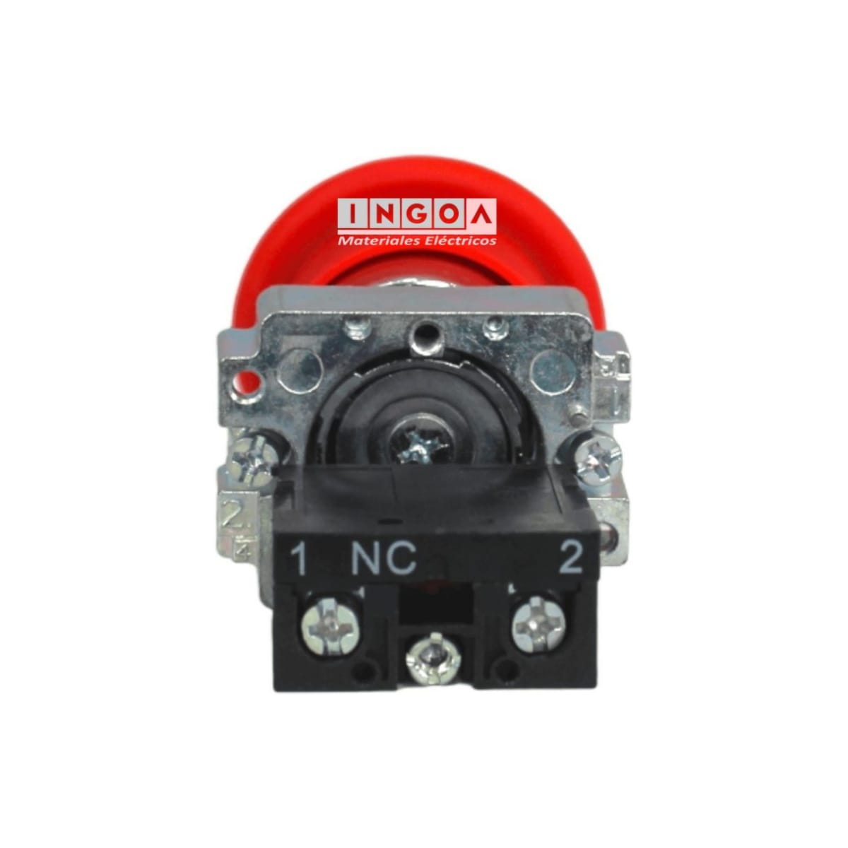 Pulsador Parada de Emergencia Sin Retención 22MM 1NC Hongo 40MM - Vista 6