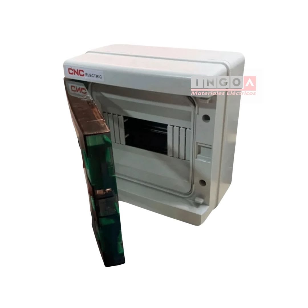 Tablero Exterior Sobrepuesto PVC IP65 8 Polos - CNC - Vista 8