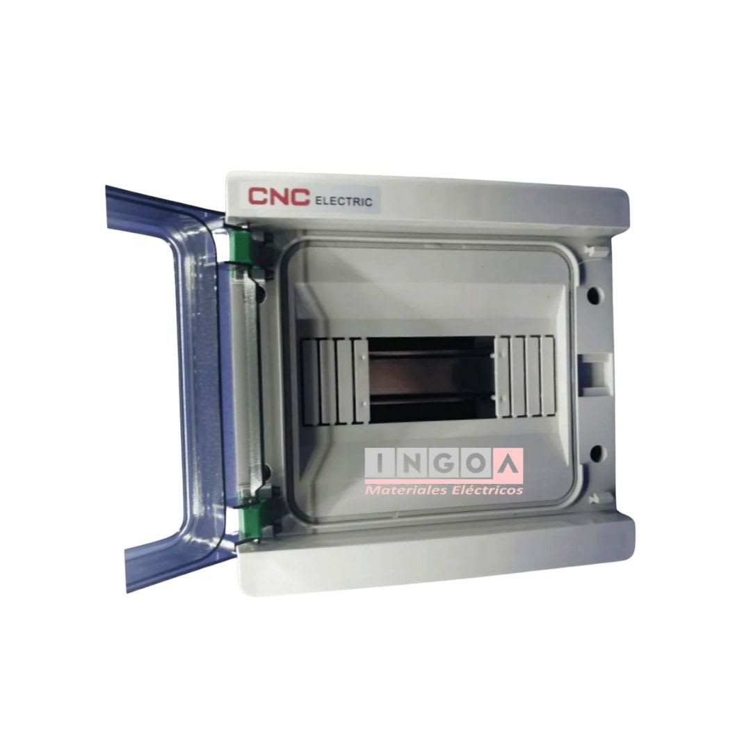 Tablero Exterior Sobrepuesto PVC IP65 8 Polos - CNC - Vista 9