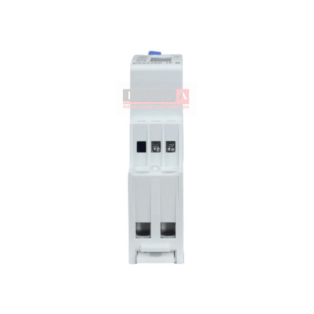Remarcador Monofasico Digital a Riel Din 45A Modbus 1 puesto CNC6