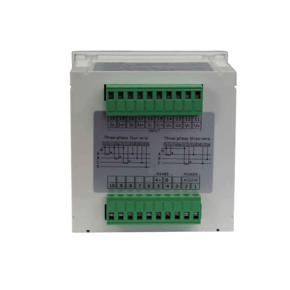 Analizador de Red Multifuncional Panel con Pantalla LCD YC-9SY-3E CNC - Vista 4