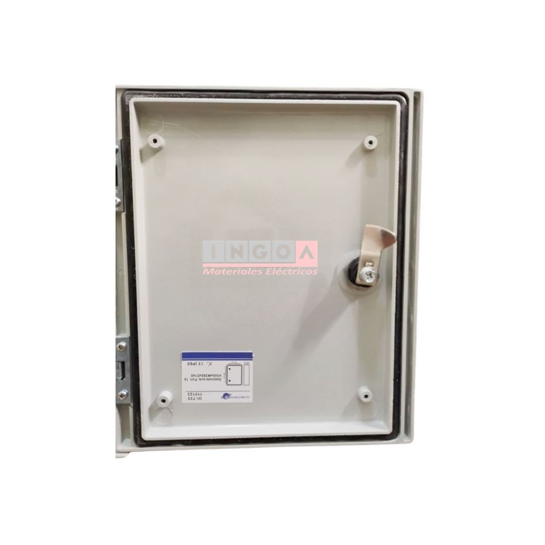 Gabinete Tablero de Poliester 300x250x140mm 1 Puerta IP666