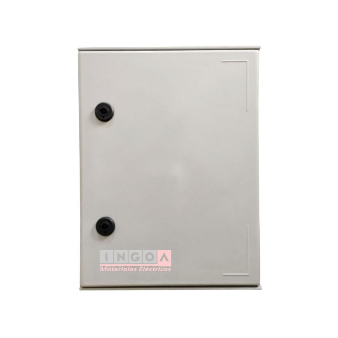 Gabinete Tablero de Poliéster 400x300x200mm 1 Puerta + Placa Montaje IP65 - Vista 2