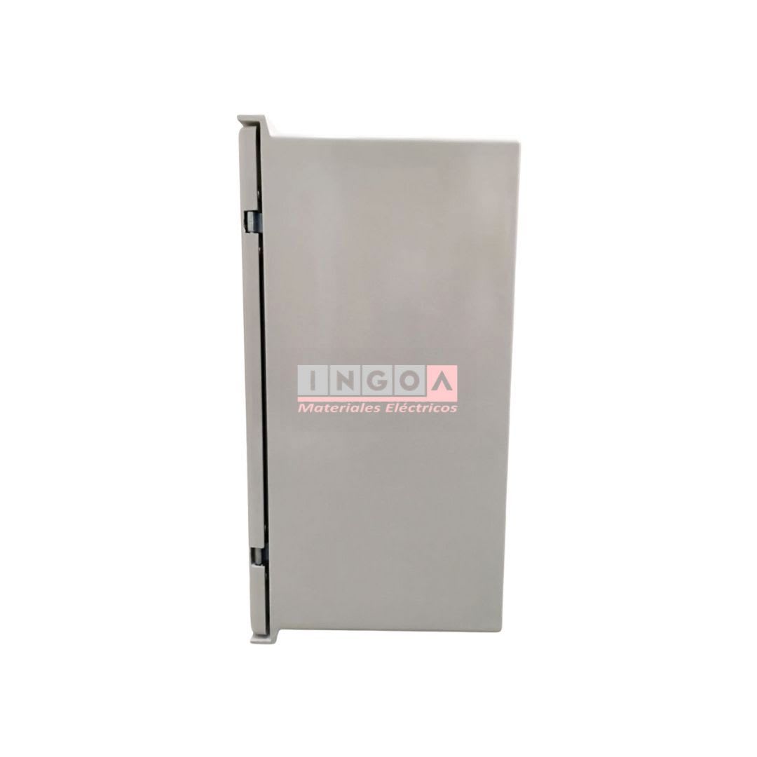 Gabinete Tablero de Poliéster 400x300x200mm 1 Puerta + Placa Montaje IP657