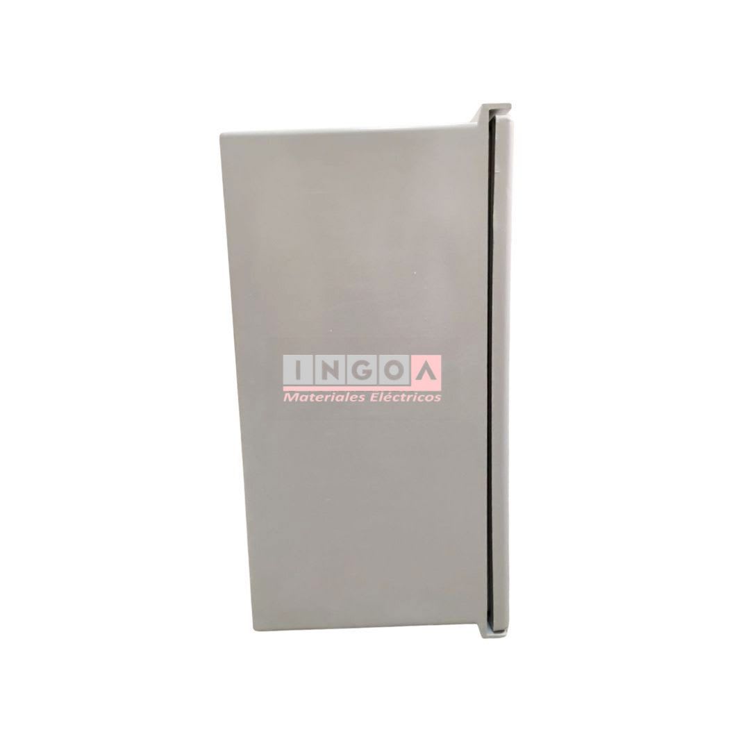 Gabinete Tablero de Poliéster 400x300x200mm 1 Puerta + Placa Montaje IP658