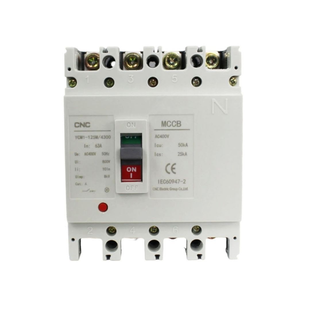 Interruptor Automatico Caja Moldeada 4x63A 50KA CNC4