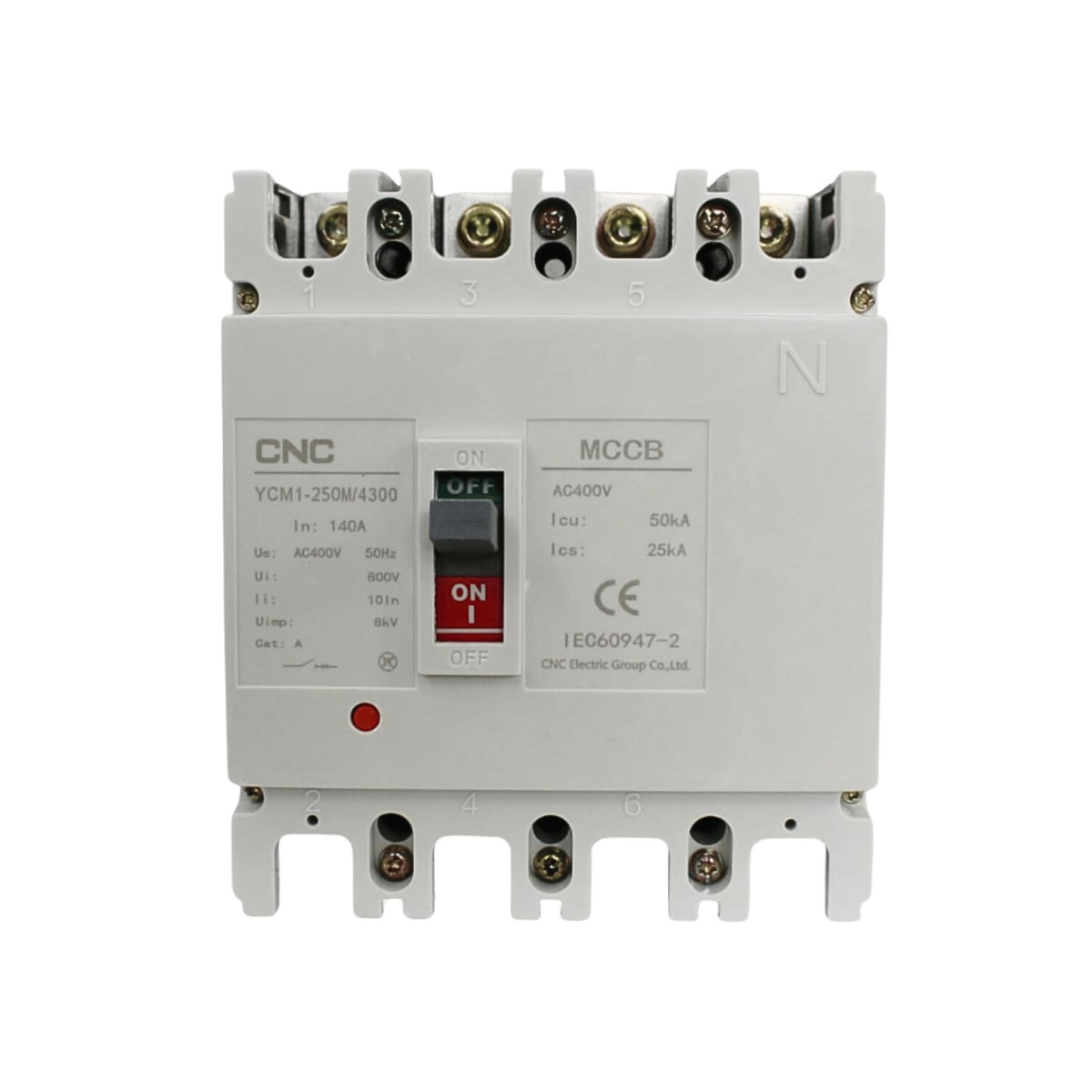 Interruptor Automatico Caja Moldeada 4x140A 50KA CNC2