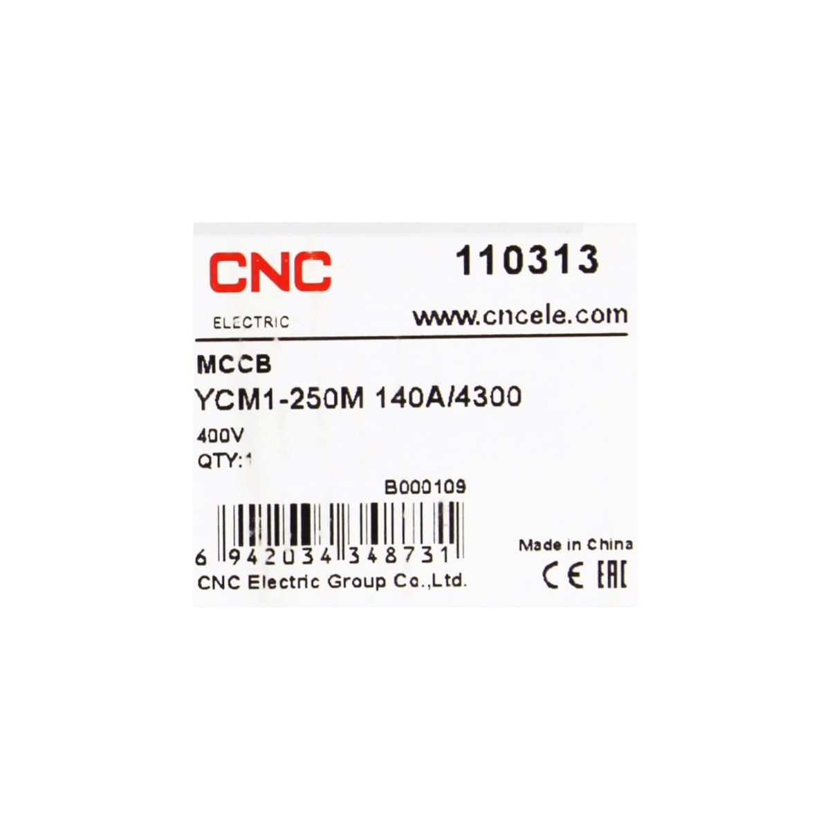 Interruptor Automatico Caja Moldeada 4x140A 50KA CNC 8