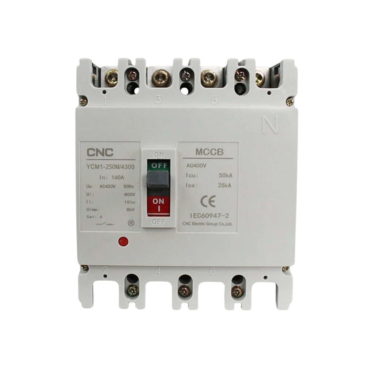 Interruptor Automatico Caja Moldeada 4x160A 50KA CNC2