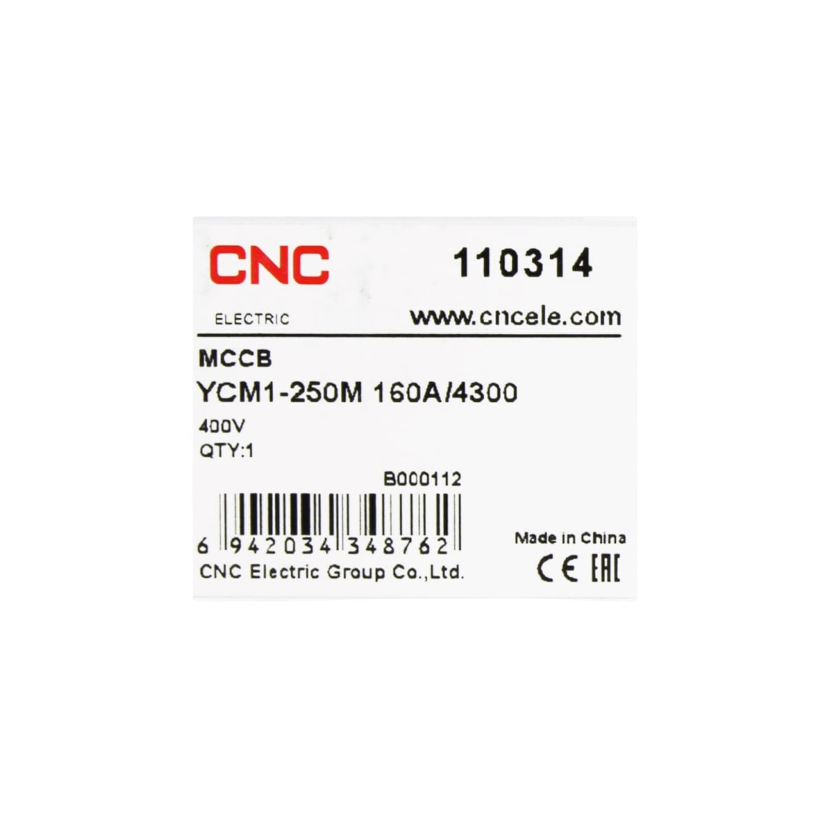 Interruptor Automatico Caja Moldeada 4x160A 50KA CNC8