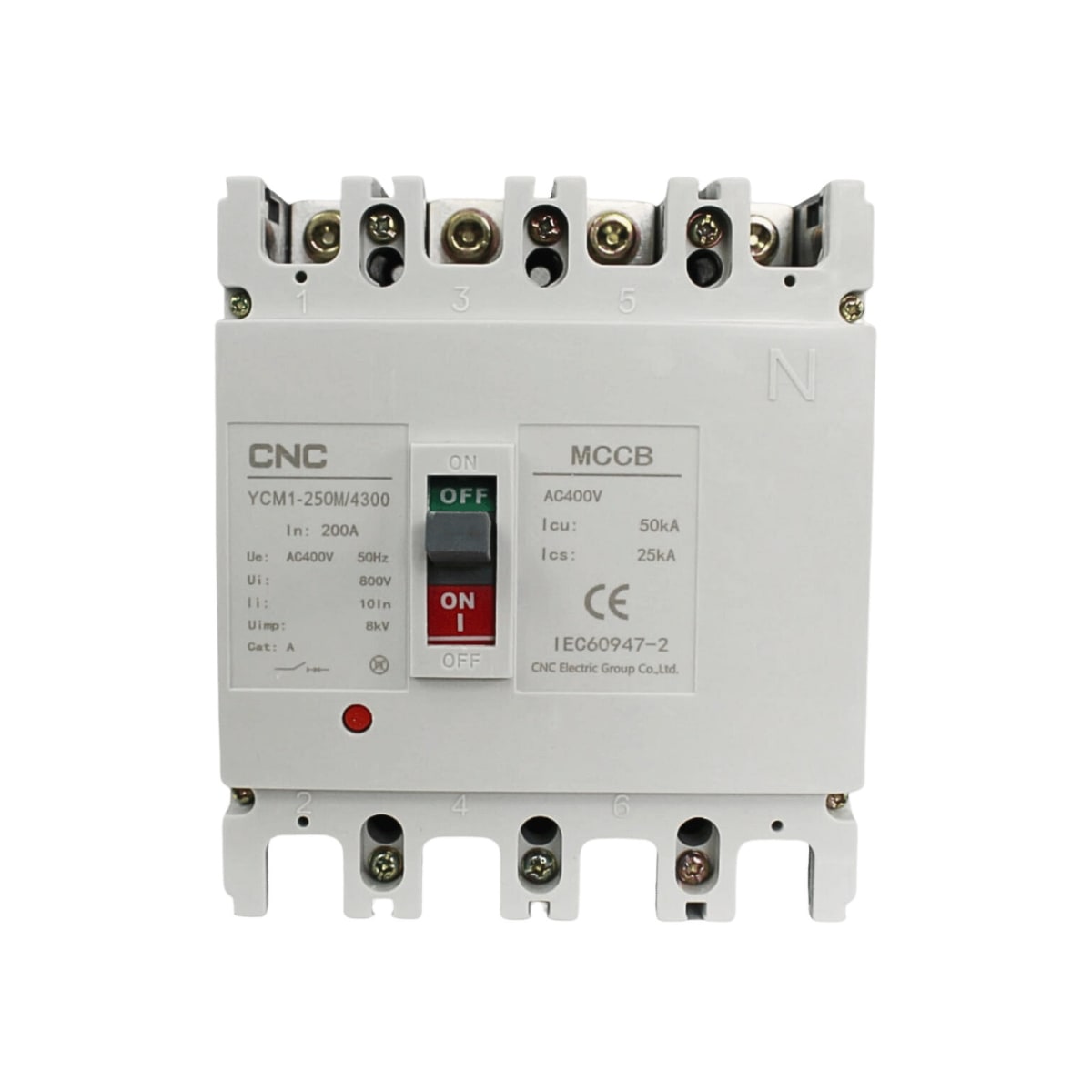 Interruptor Automatico Caja Moldeada 4x200A 50KA CNC4
