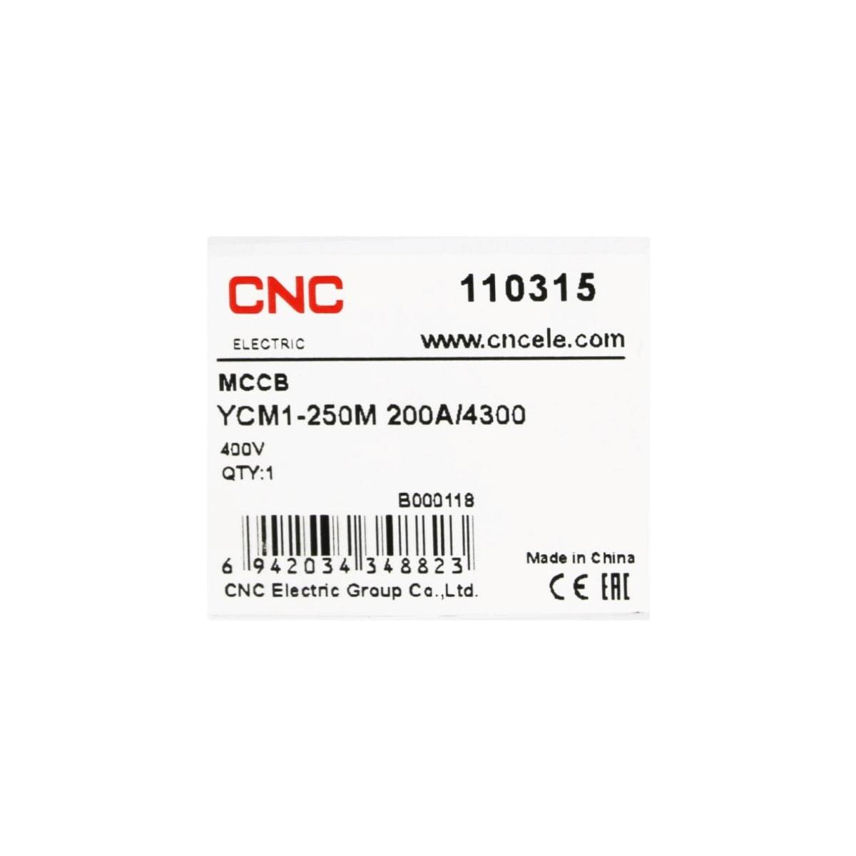 Interruptor Automatico Caja Moldeada 4x200A 50KA CNC2