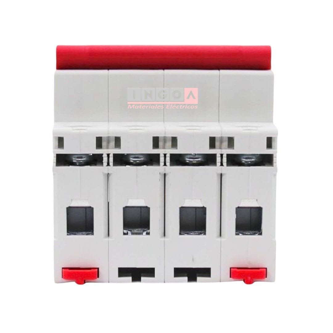 Int. Automatico CNC 4x25A 10KA Curva C - Vista 6