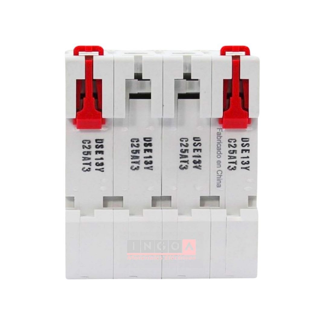 Int. Automatico CNC 4x25A 10KA Curva C7