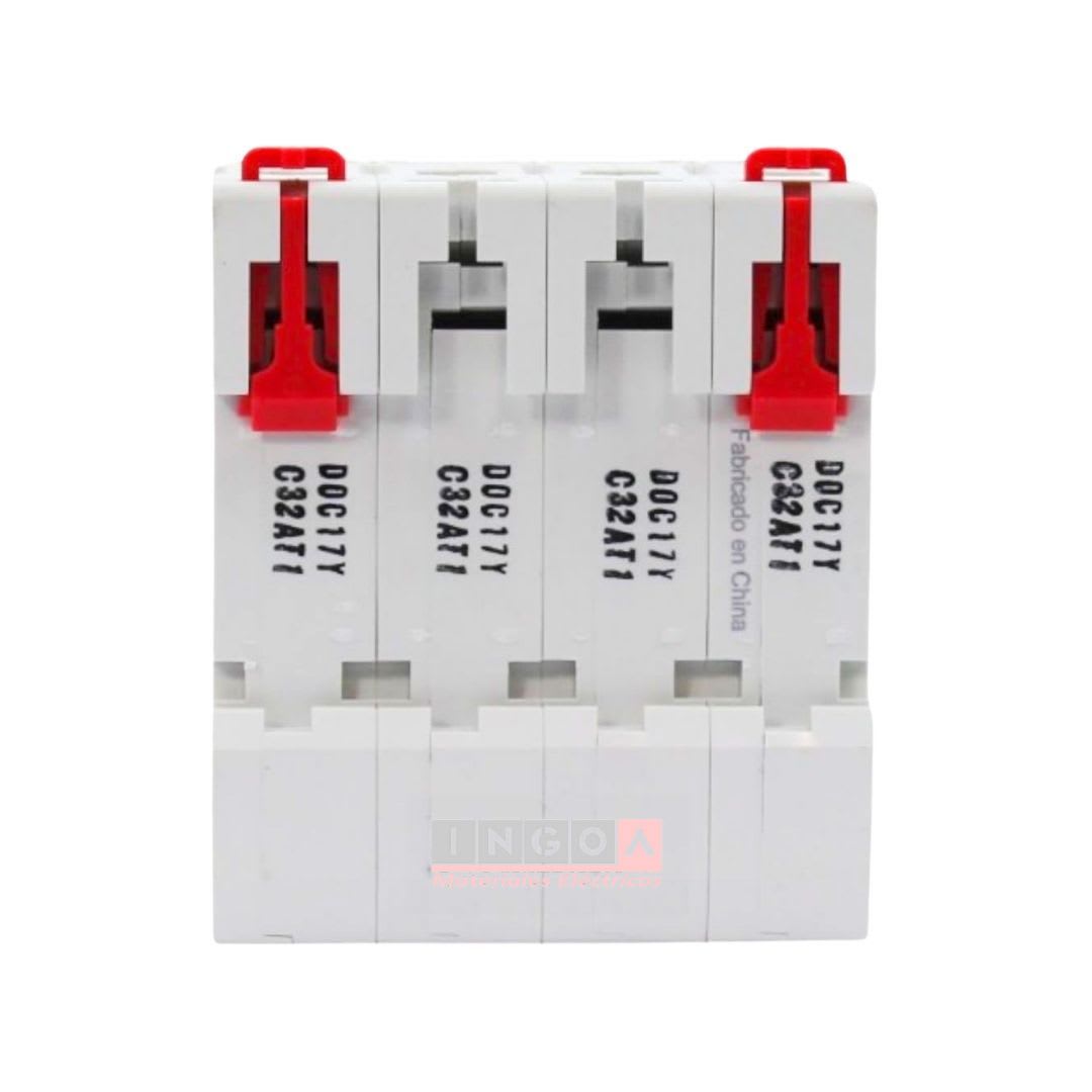 Int. Automatico CNC 4x32A 10KA Curva C7