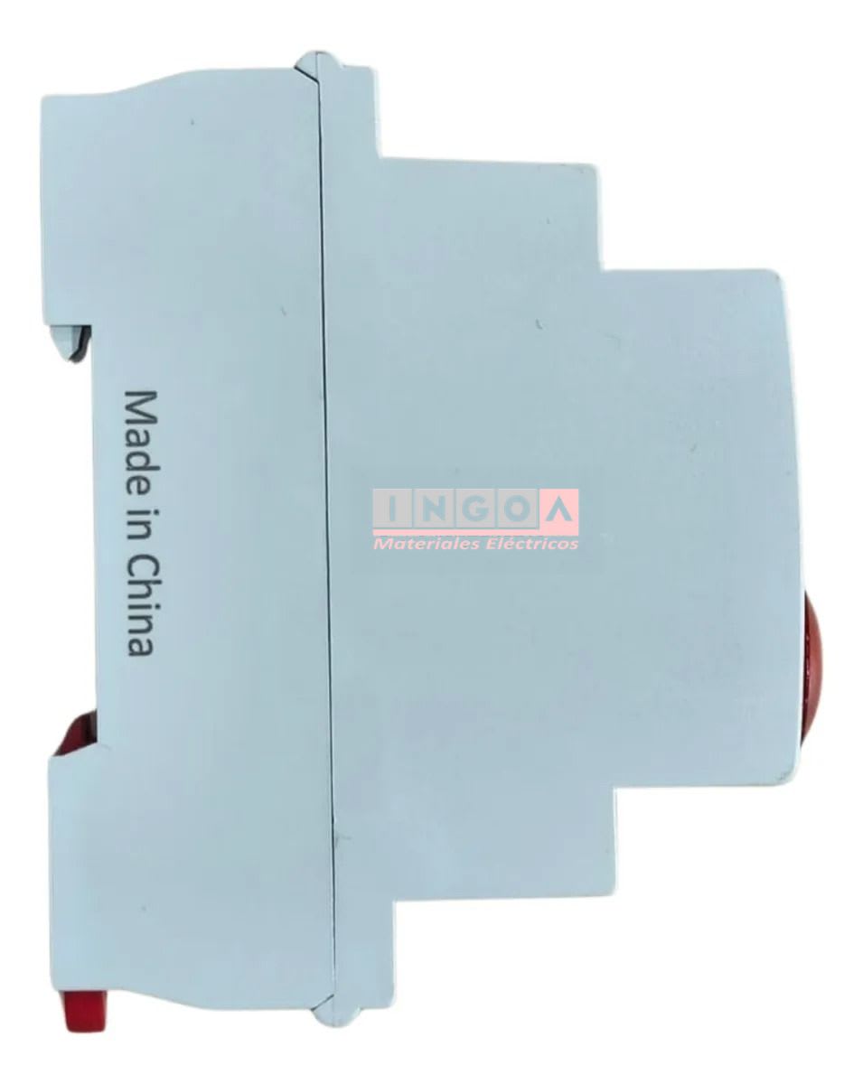 Luz Piloto a Riel Din Roja 220VAC IP20 YCD7 - CNC - Vista 5