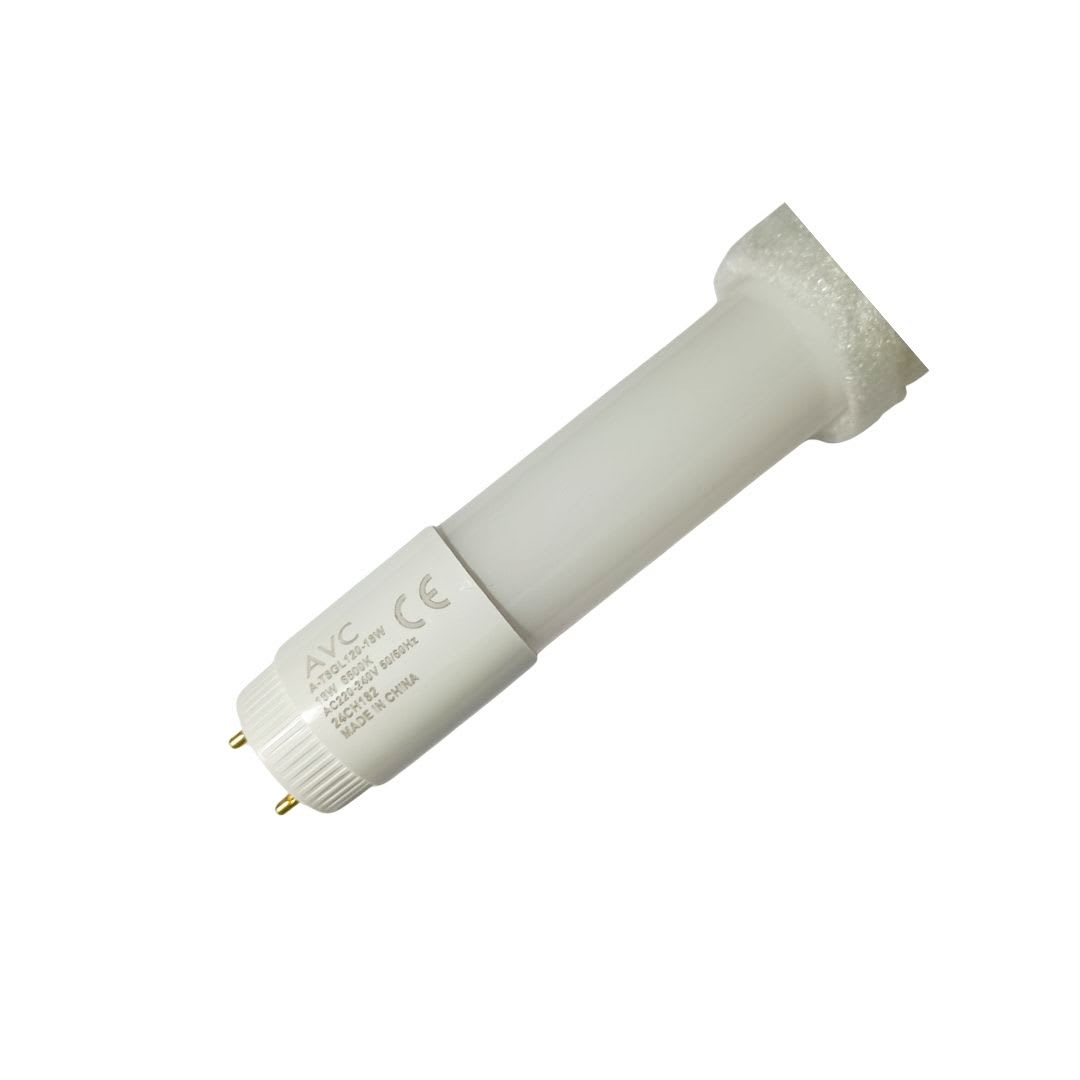 Tubo Led T8 Vidrio 18W 120cm 1400lm 6500k  - AVC 0