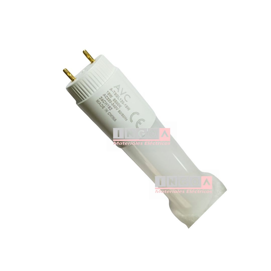 Tubo Led T8 Vidrio 18W 120cm 1400lm 6500k  - AVC - Vista 3