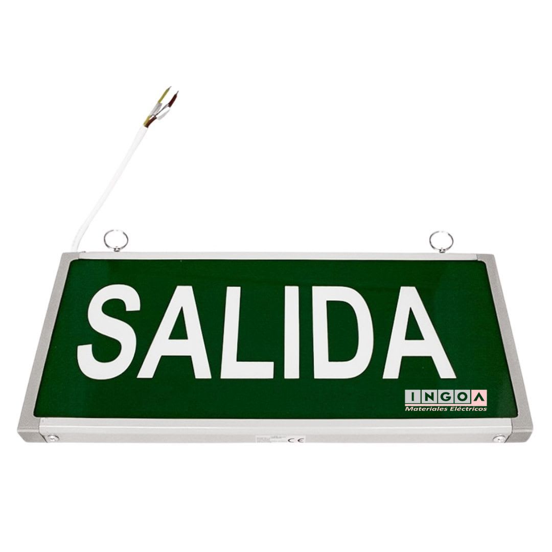 Señalética de Emergencia Led Salida Verde V-EM-5632 Vellmax - Vista 2