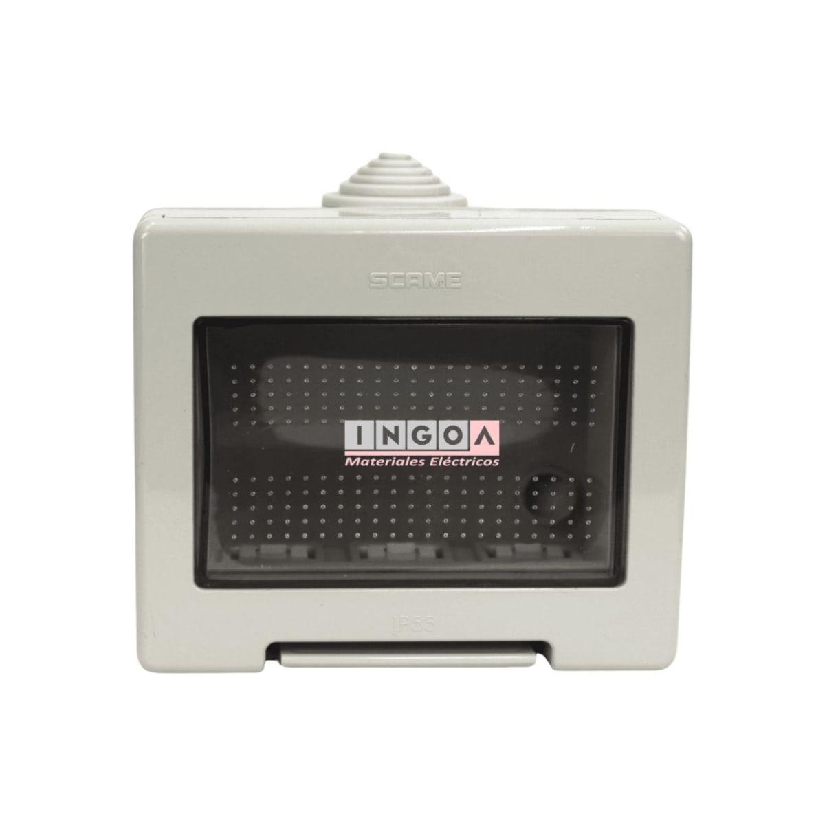 Casquete Caja Hidrobox Interperie 3 Mod. IP55 98x82x66mm - Scame - Vista 2