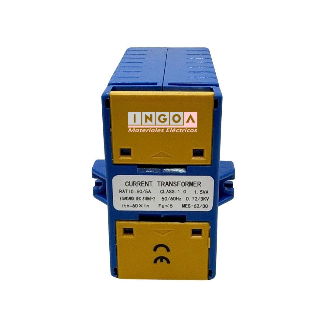 Transformador de Corriente Toroide 60/5A Clase 1 TUN2