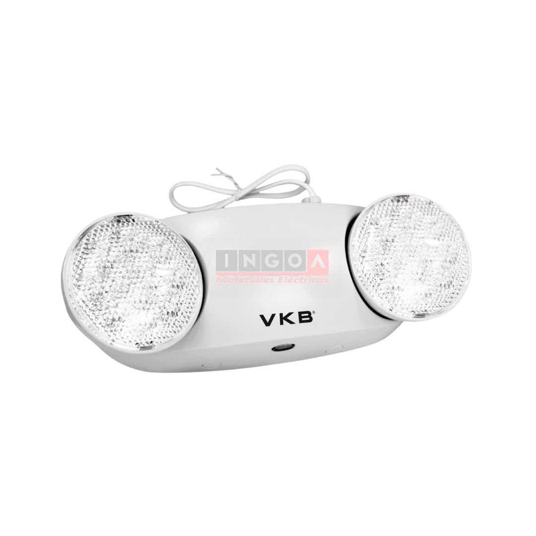 Lampara de Emergencia Led 2,4W 6500K Focos Redondos Lexo/VKB2