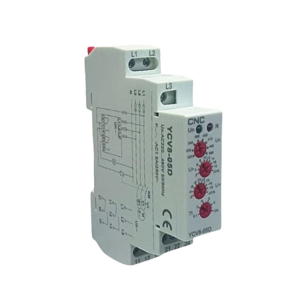 Rele de Asimetria Protector de Voltaje Trifasico 1Mod CNC 0