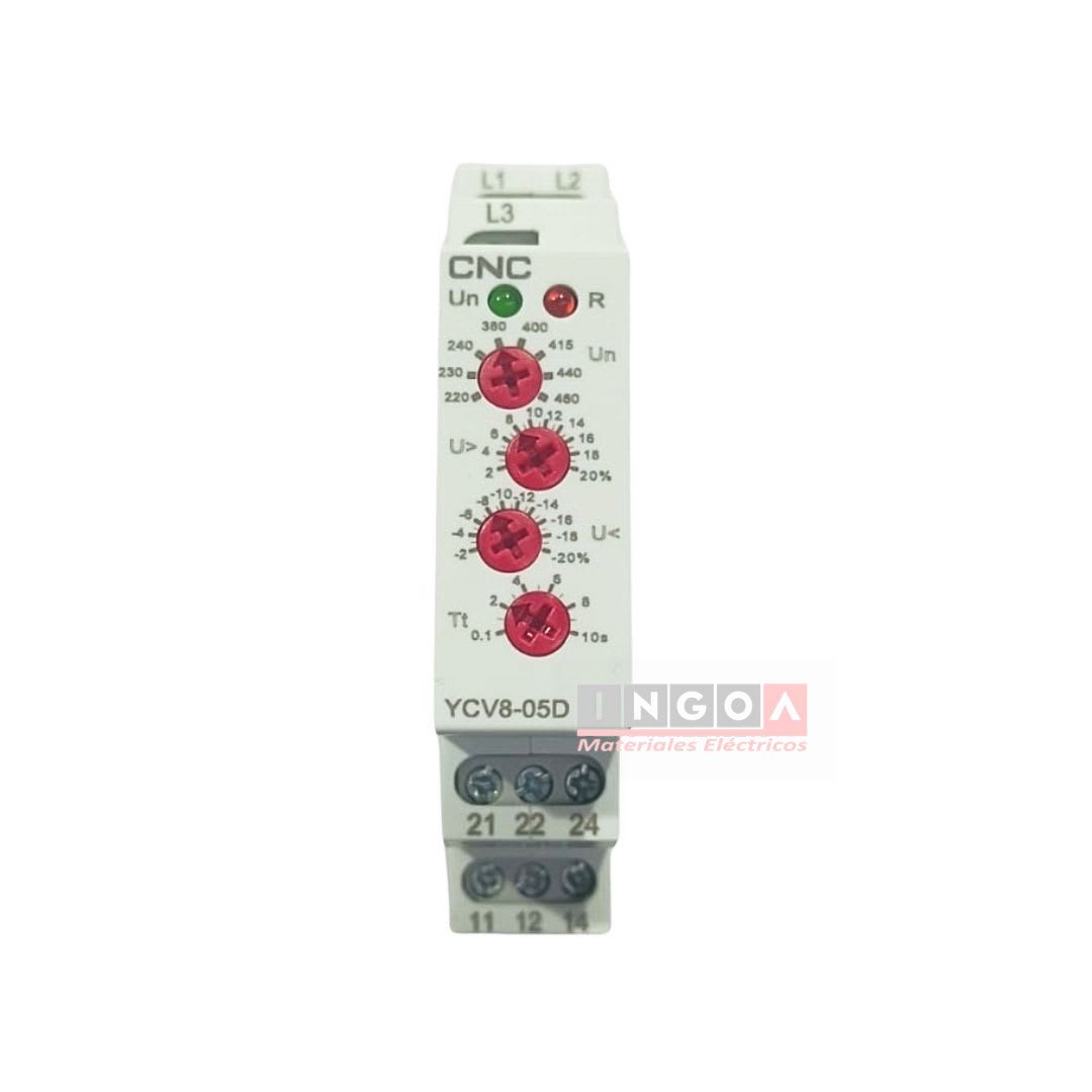Rele de Asimetria Protector de Voltaje Trifasico 1Mod CNC2
