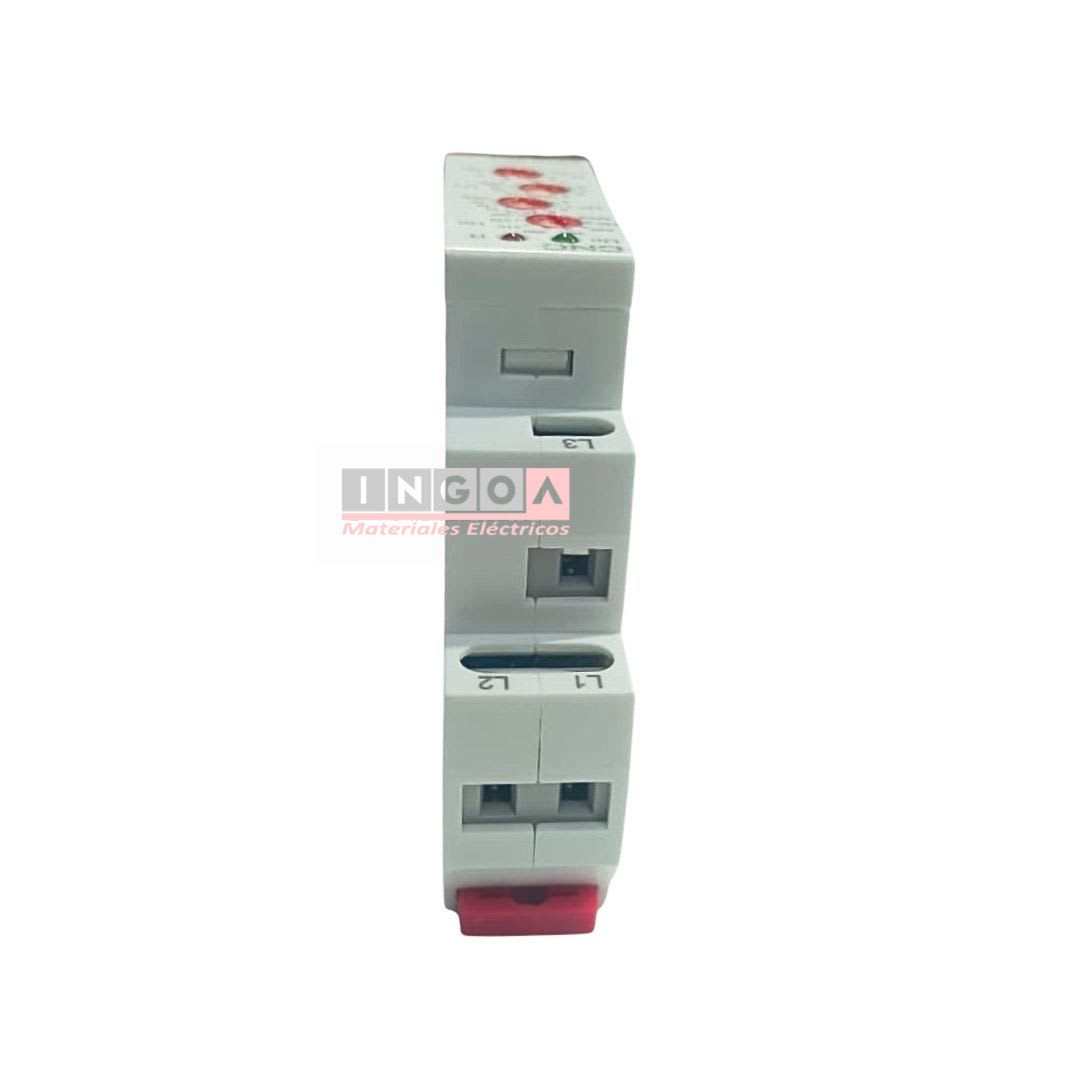 Rele de Asimetria Protector de Voltaje Trifasico 1Mod CNC7