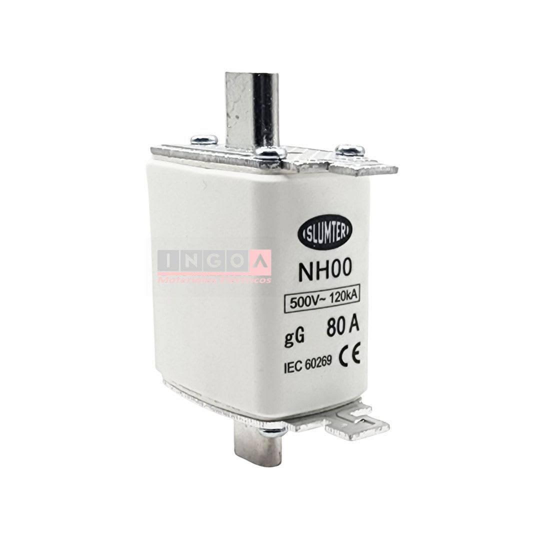 Fusible NH00 80A gG 500Vac 120kA - Vista 2