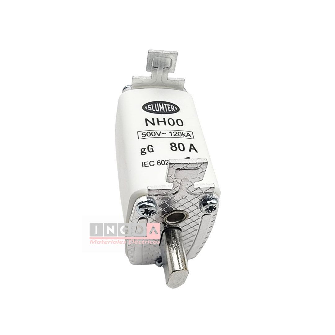 Fusible NH00 80A gG 500Vac 120kA - Vista 3