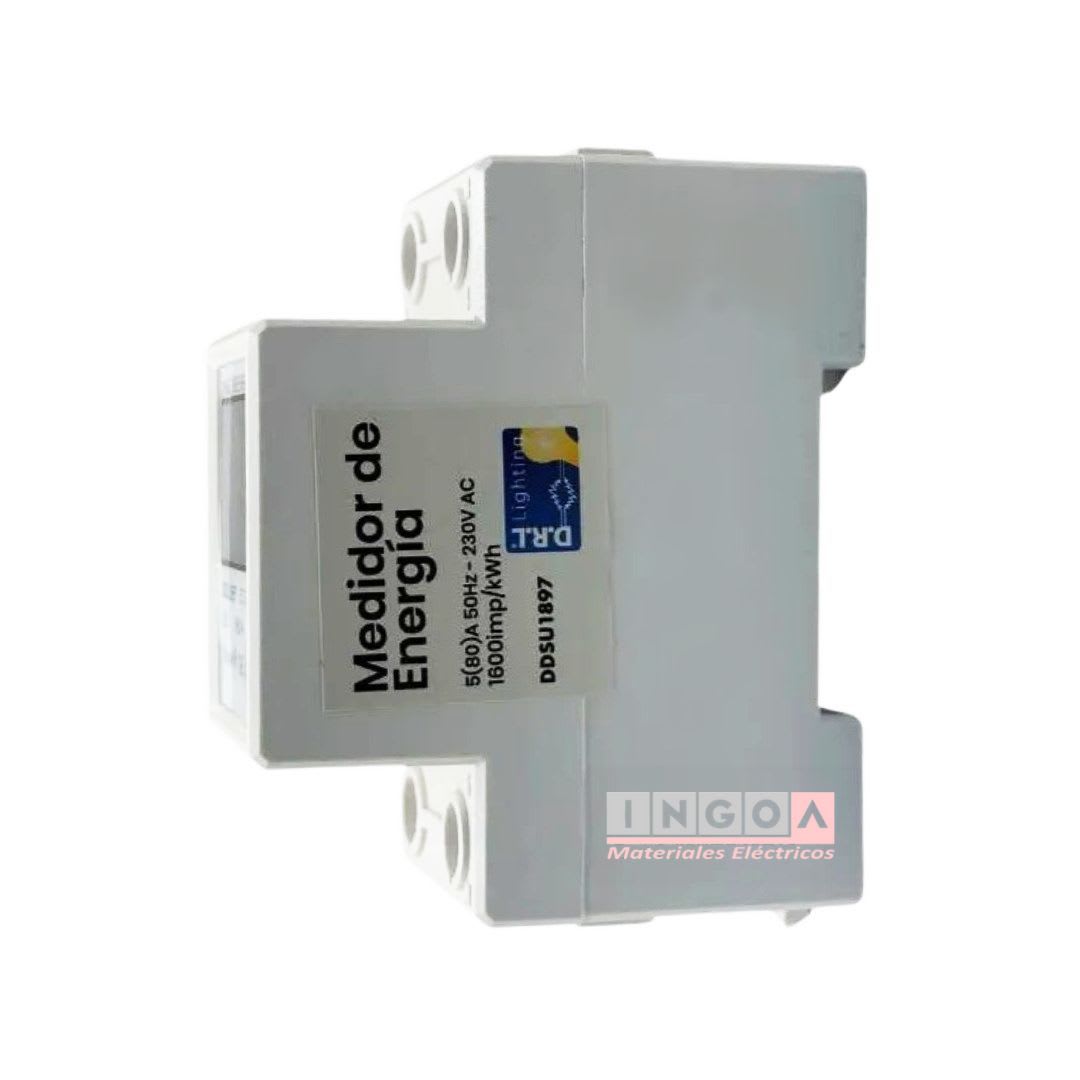 Medidor Remarcador Monofasico Electrónico 80A 220V DDSU1897 DRL - Vista 2