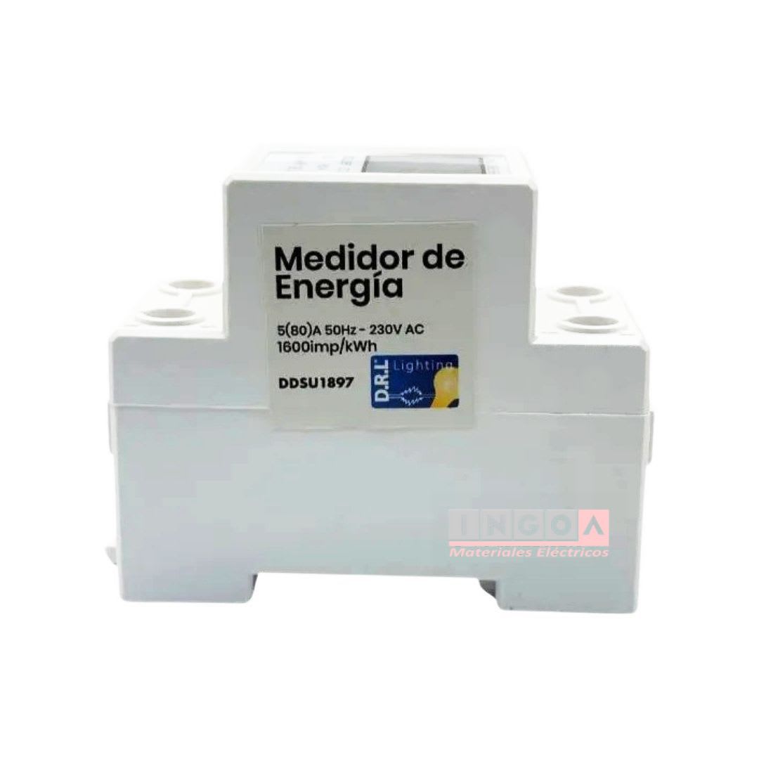 Medidor Remarcador Monofasico Electrónico 80A 220V DDSU1897 DRL - Vista 4