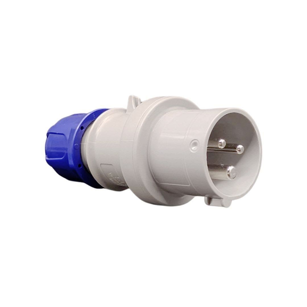 Enchufe Ind. Macho Volante 2P+T 16A 220V IP44 - Scame 0