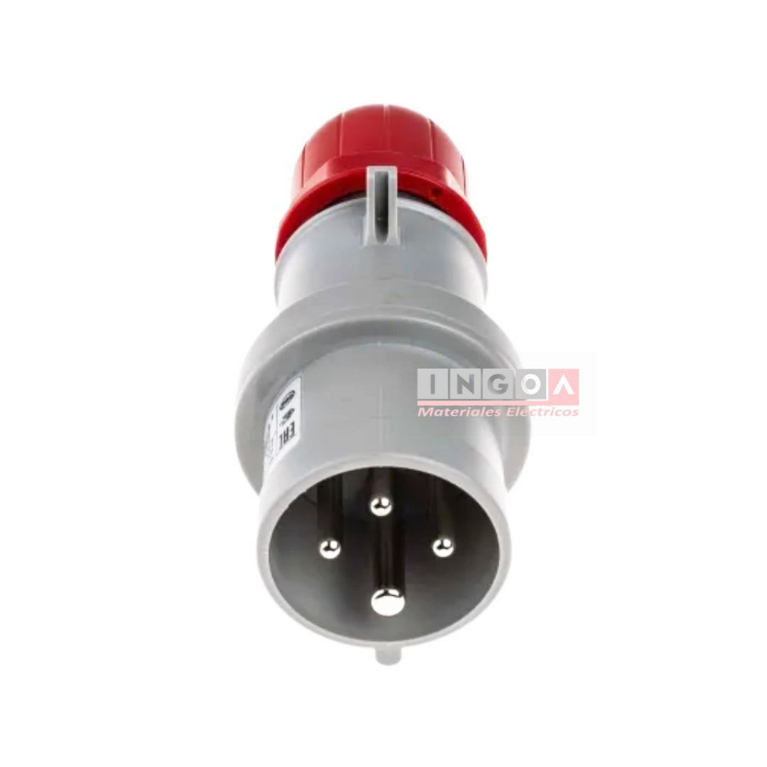 Enchufe Ind. Macho Volante 3P+T 16A 380V IP44 - Scame2