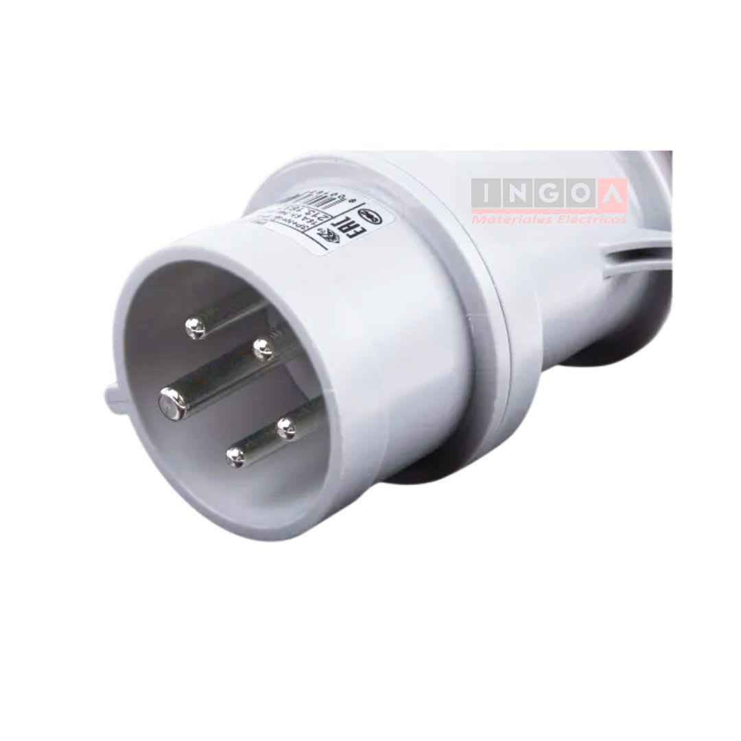 Enchufe Ind. Macho Volante 3P+N+T 16A 380V IP44 - Scame3