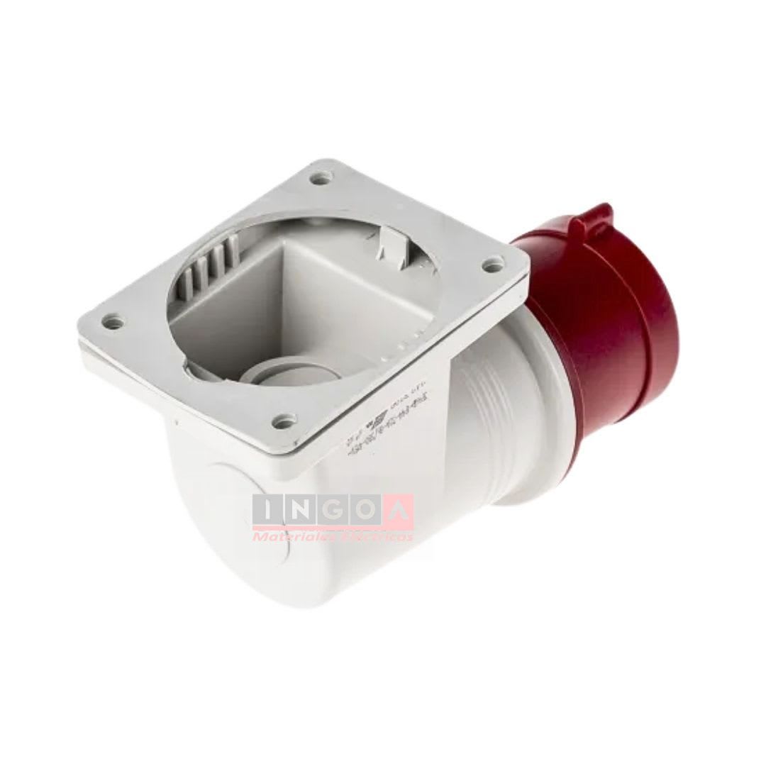 Enchufe Ind. Macho Sobrepuesto 3P+T 32A 380V IP44 - Scame2