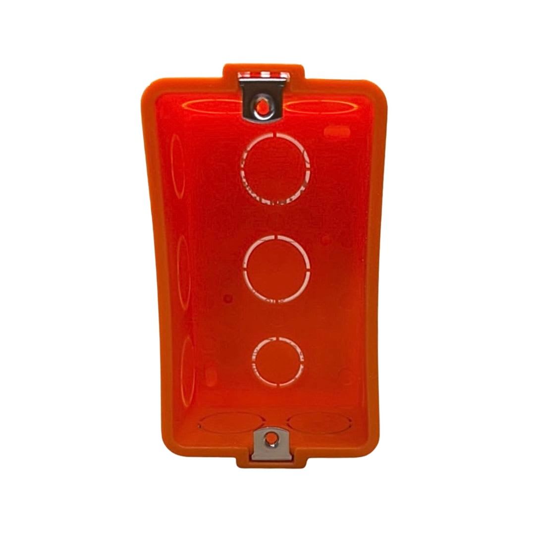 Caja Distribucion C/Oreja Metalica 13E P/Tabique Naranja 0